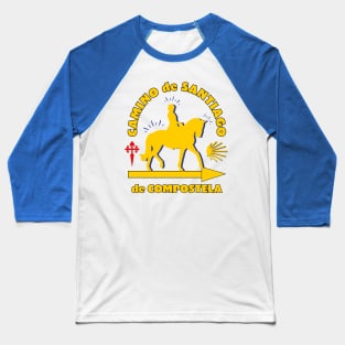 Horseback Camino de Santiago de Compostela Baseball T-Shirt